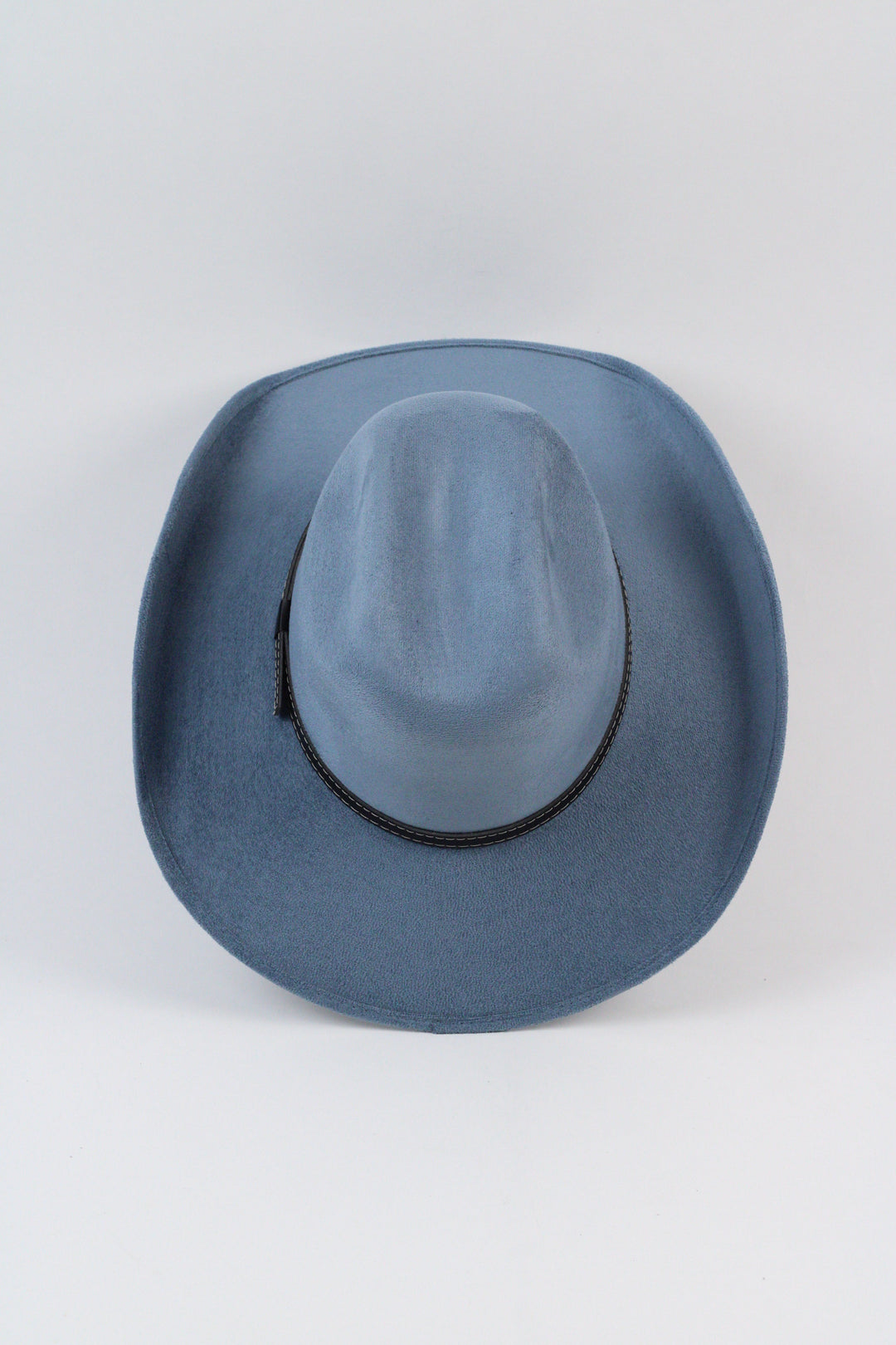 Austin Vegan Suede Cowboy Hat- Steel Blue