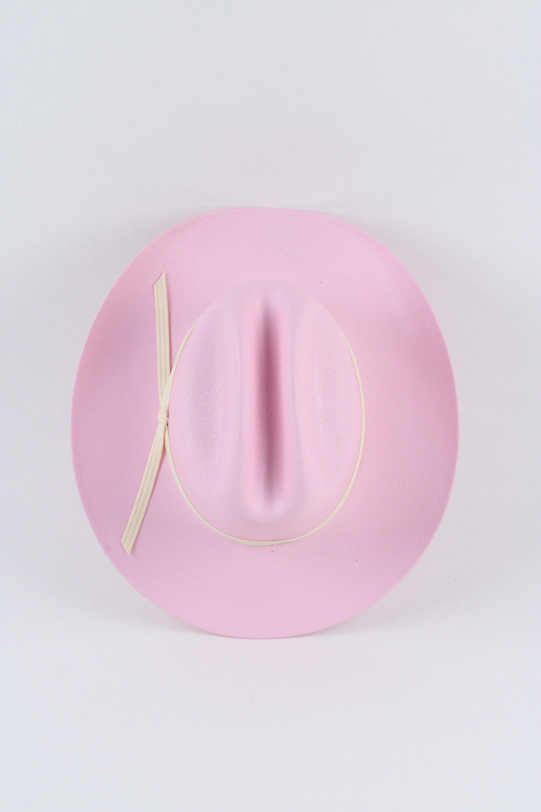 Kids Lonestar Cattlemen Straw Cowboy Hat - Pink