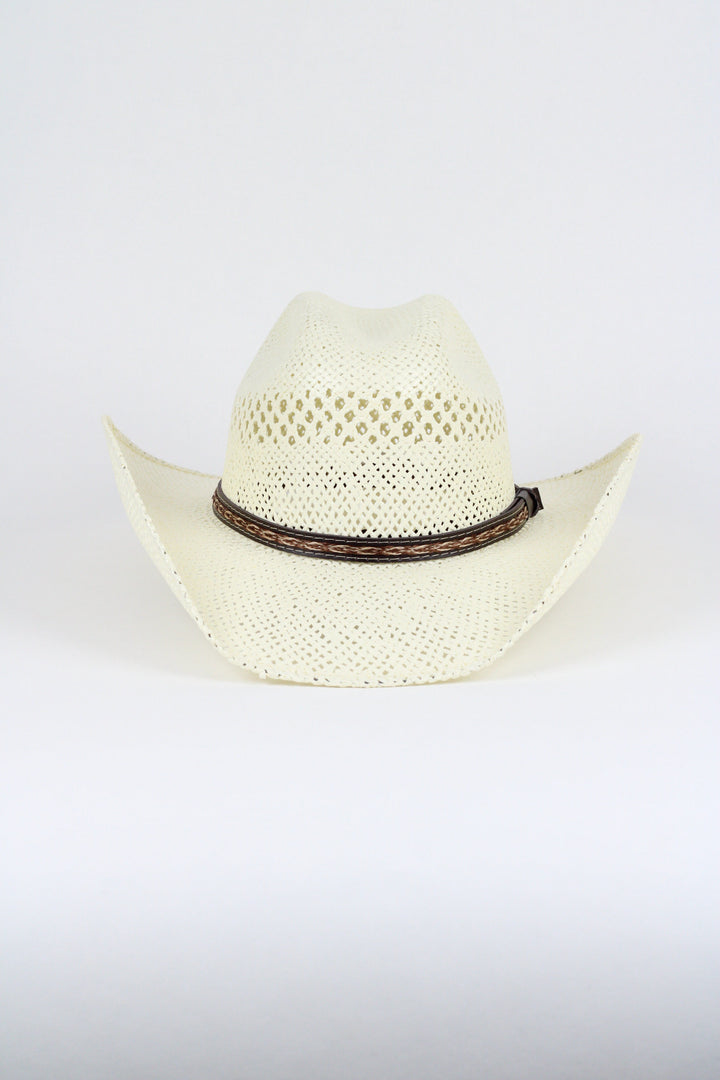 El Dorado Raffia Cowboy Hat - Ivory