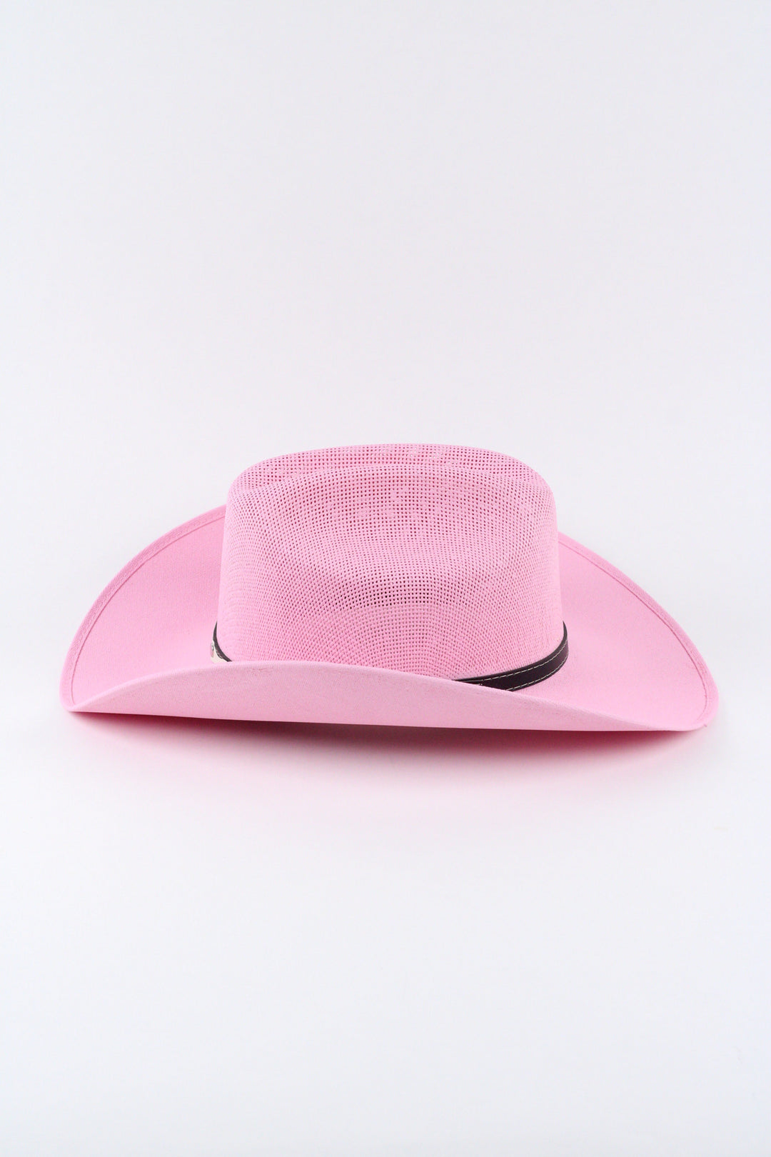 Luckenbach Cattlemen Mesh Top Structured Cowboy Hat - Pink