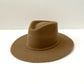 Emery Merino Wool Teardrop Rancher Hat - Cinnamon Brown
