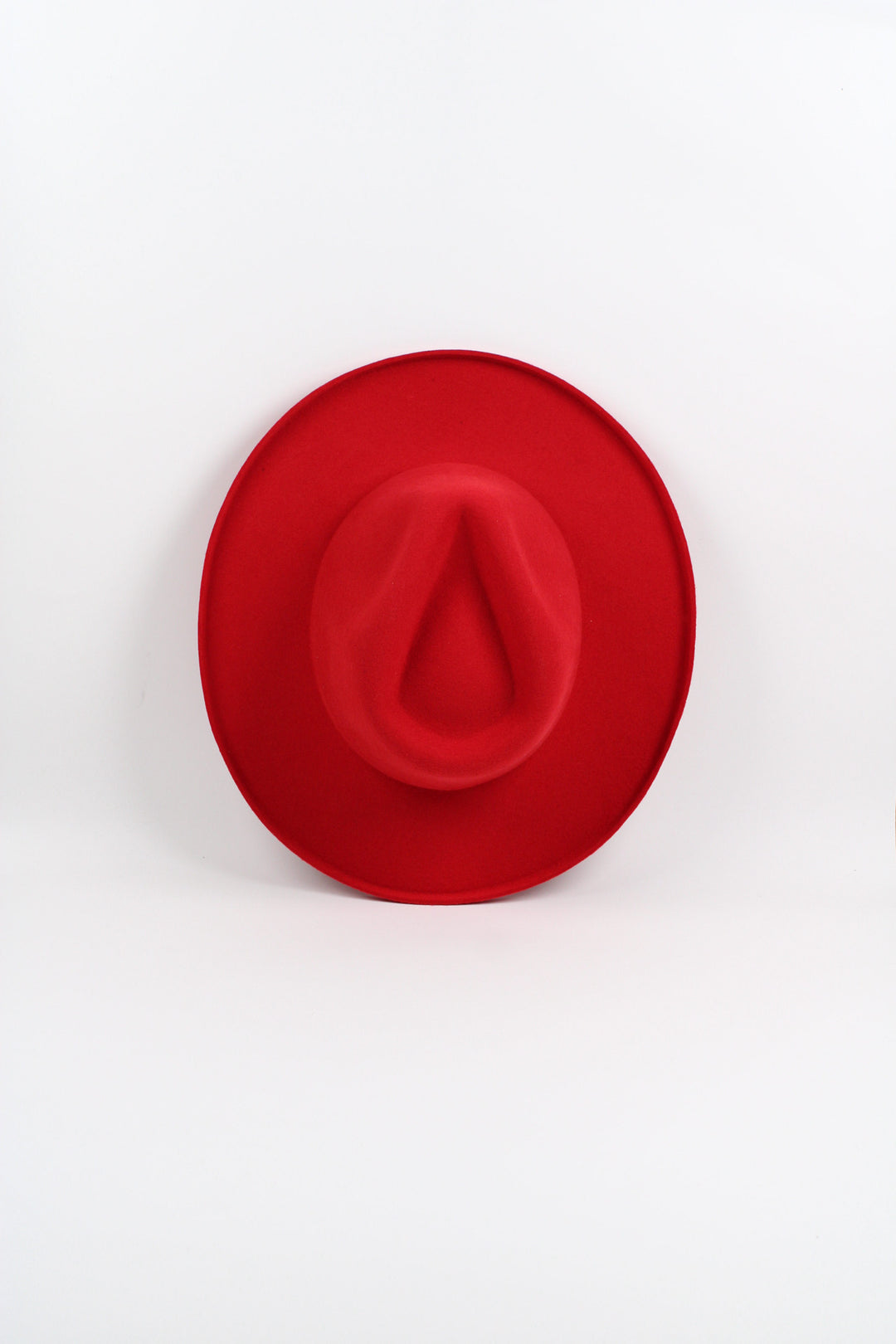 Risen West - Tucson Pencil Brim Rancher - Wool Felt - Red