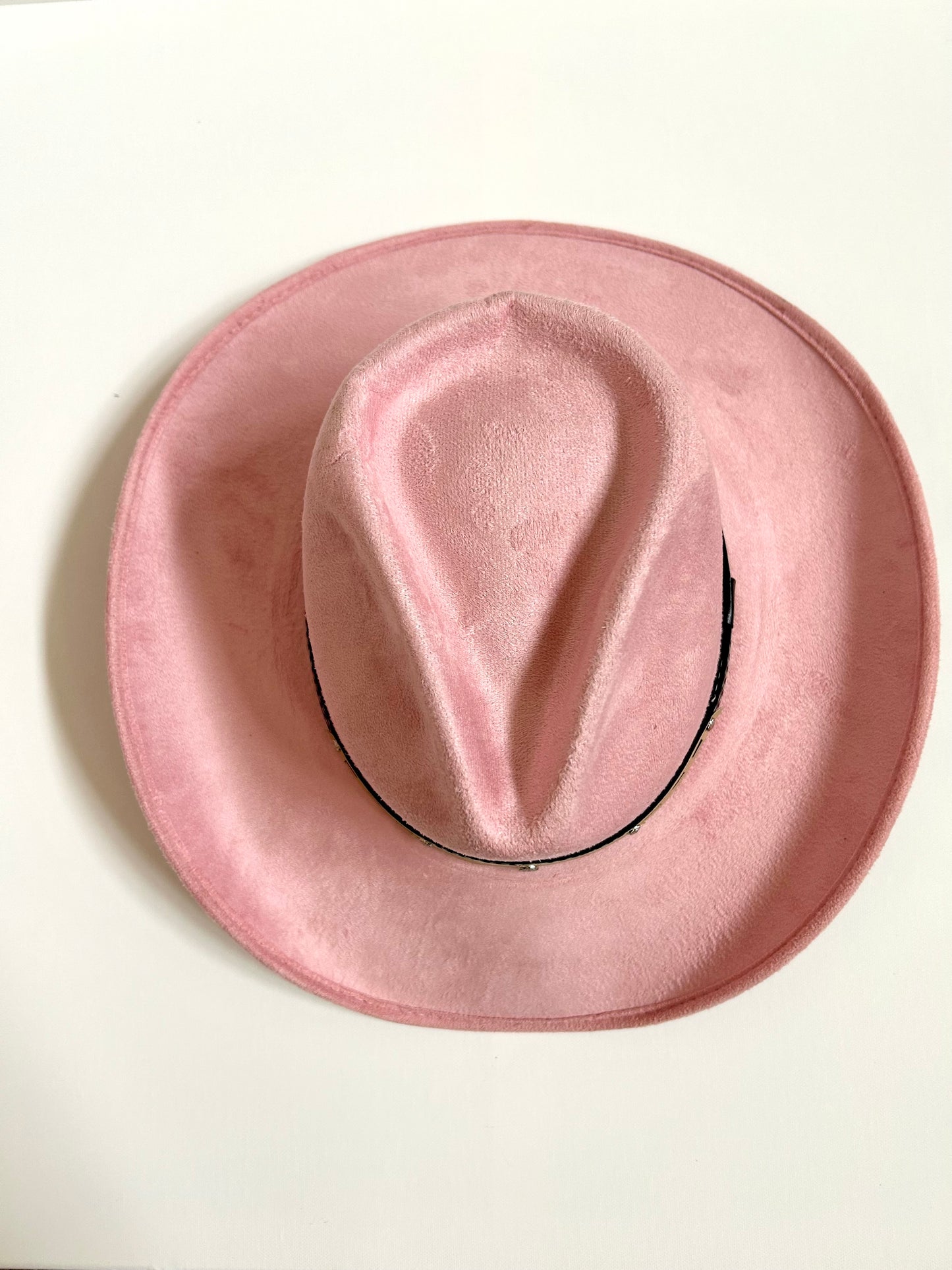 Imperfect Vegan Suede Hat - Santa Fe - Blush Pink