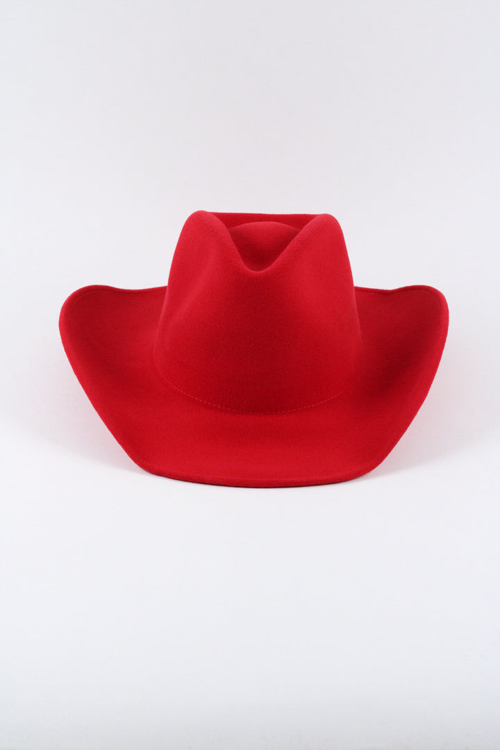 Laredo Western Wool Felt Hat - Red (Clearance Final Sale)