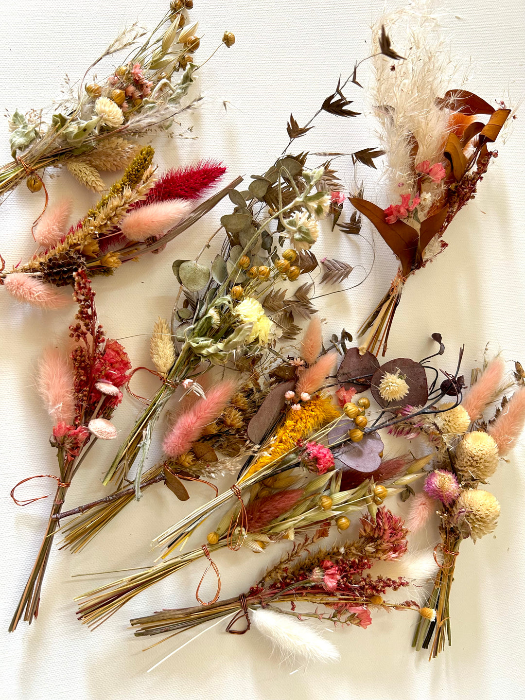 Boho Dried Flower Mini Bouquet Bundle