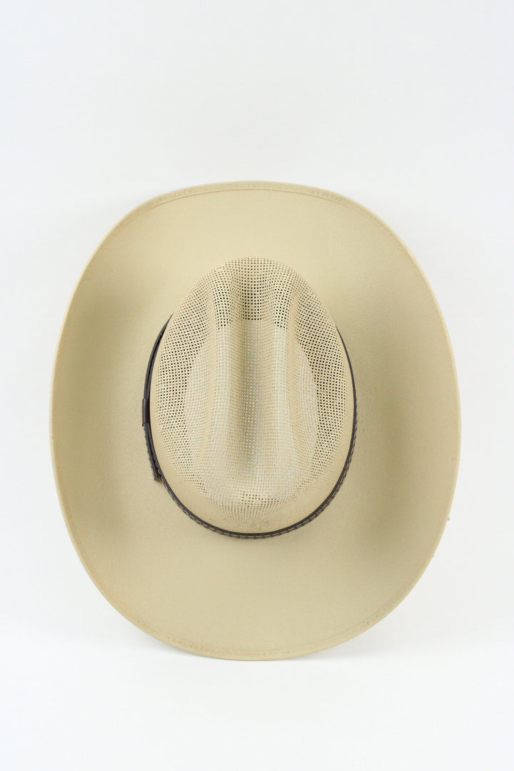 Luckenbach Cattlemen Mesh Top Structured Cowboy Hat - Dusty Roads