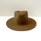 Emery Merino Wool Teardrop Rancher Hat - Cinnamon Brown