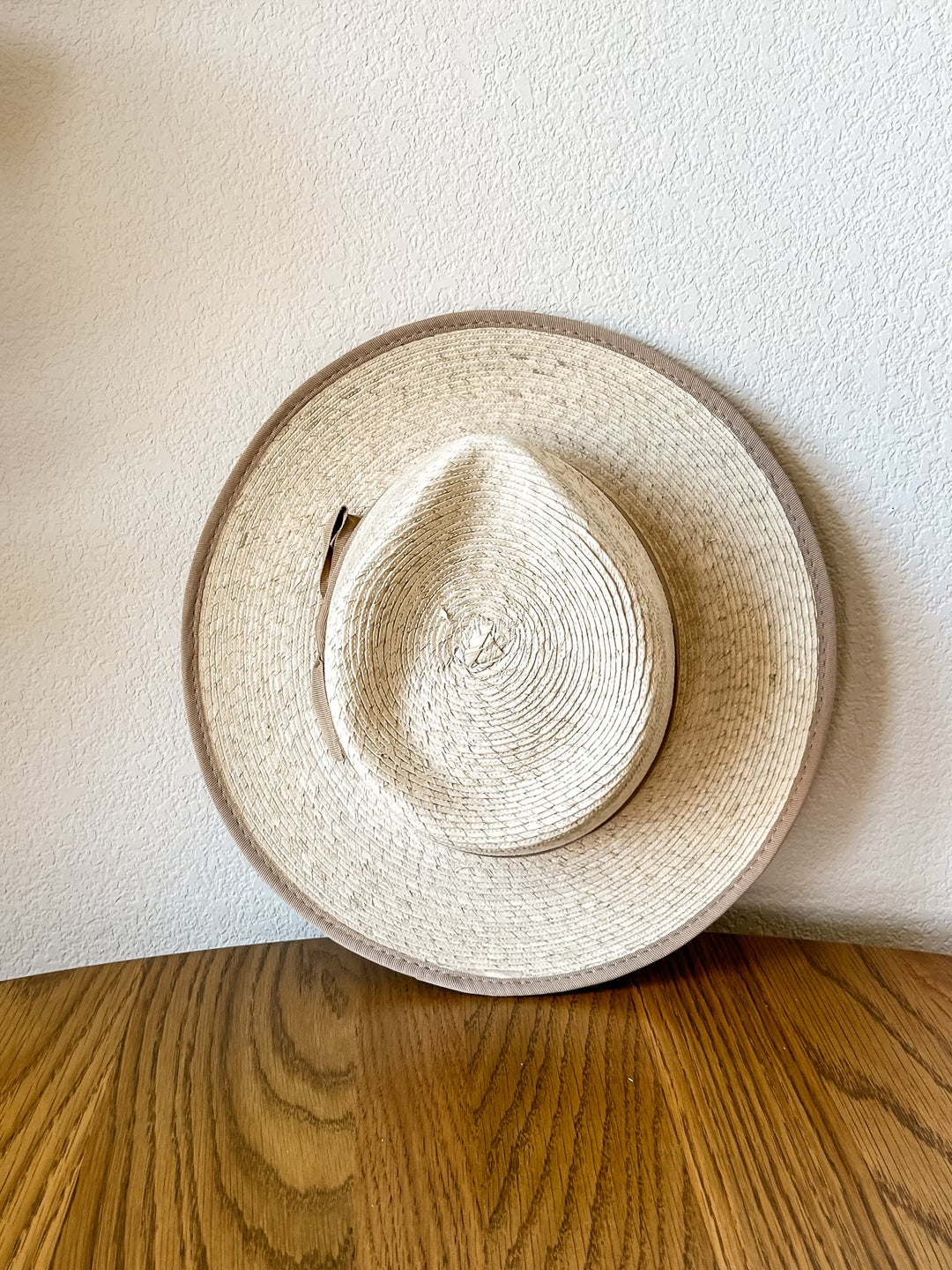 Palm Leaf Rancher - Taupe Band