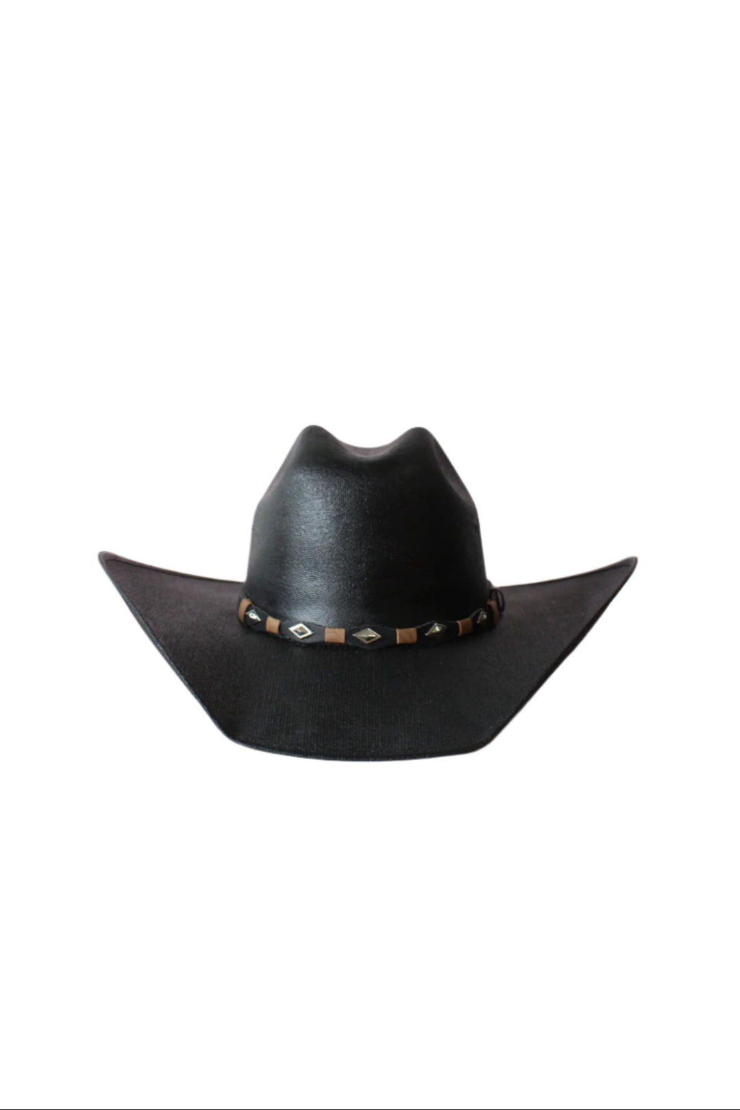 Lonestar Vented Structured Cowboy Hat - Black
