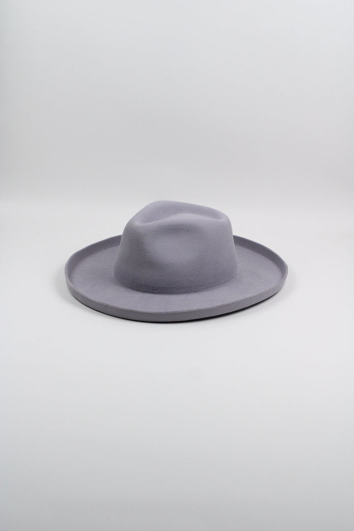 Risen West - Tucson Pencil Brim Rancher - Wool Felt - Ice Grey
