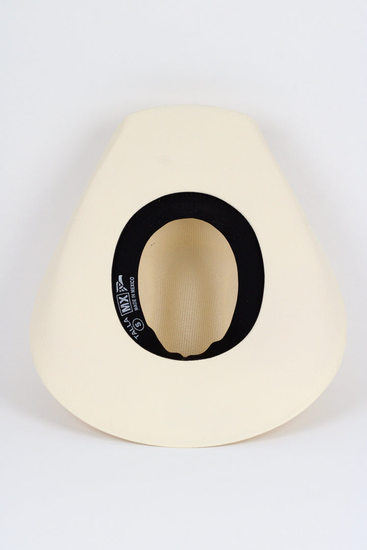 Luckenbach Bull Rider Mesh Top Structured Cowboy Hat - Natural