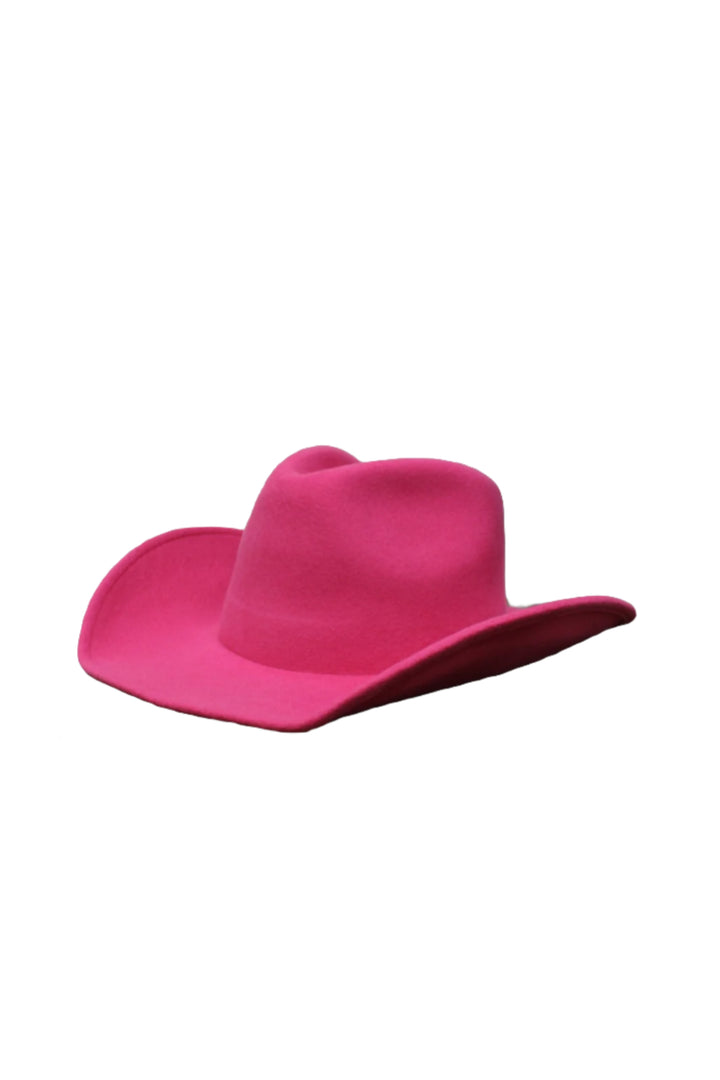The Laredo Western Wool Felt Hat - Pink
