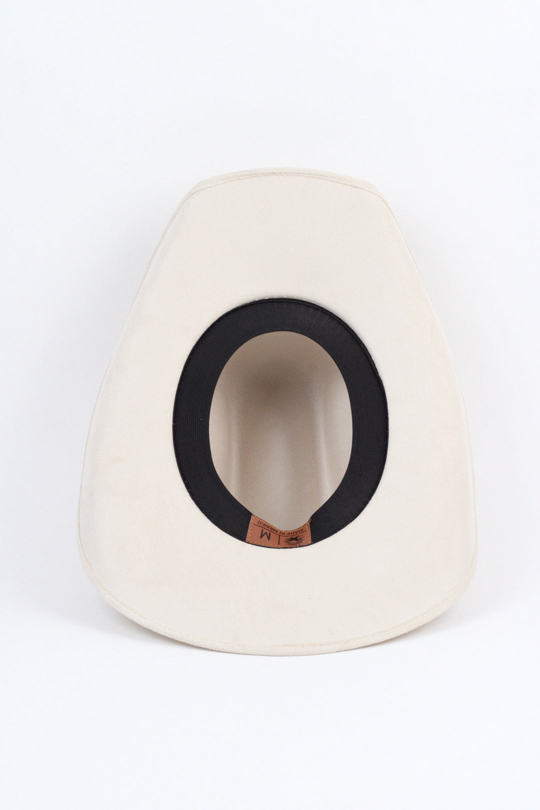 Austin Vegan Suede Cowboy Hat Classic - Ivory
