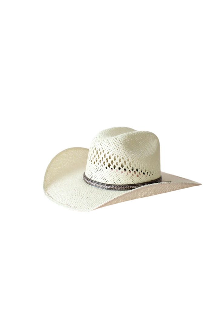El Dorado Raffia Cowboy Hat - Ivory