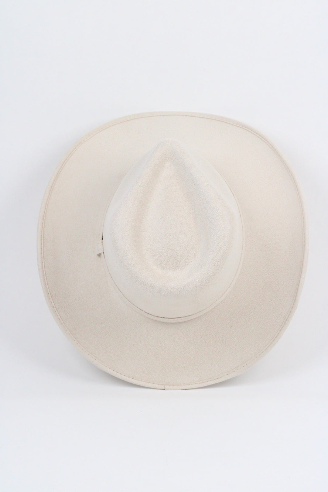 Amarillo Vegan Suede Cowboy Rancher Hat- Ivory