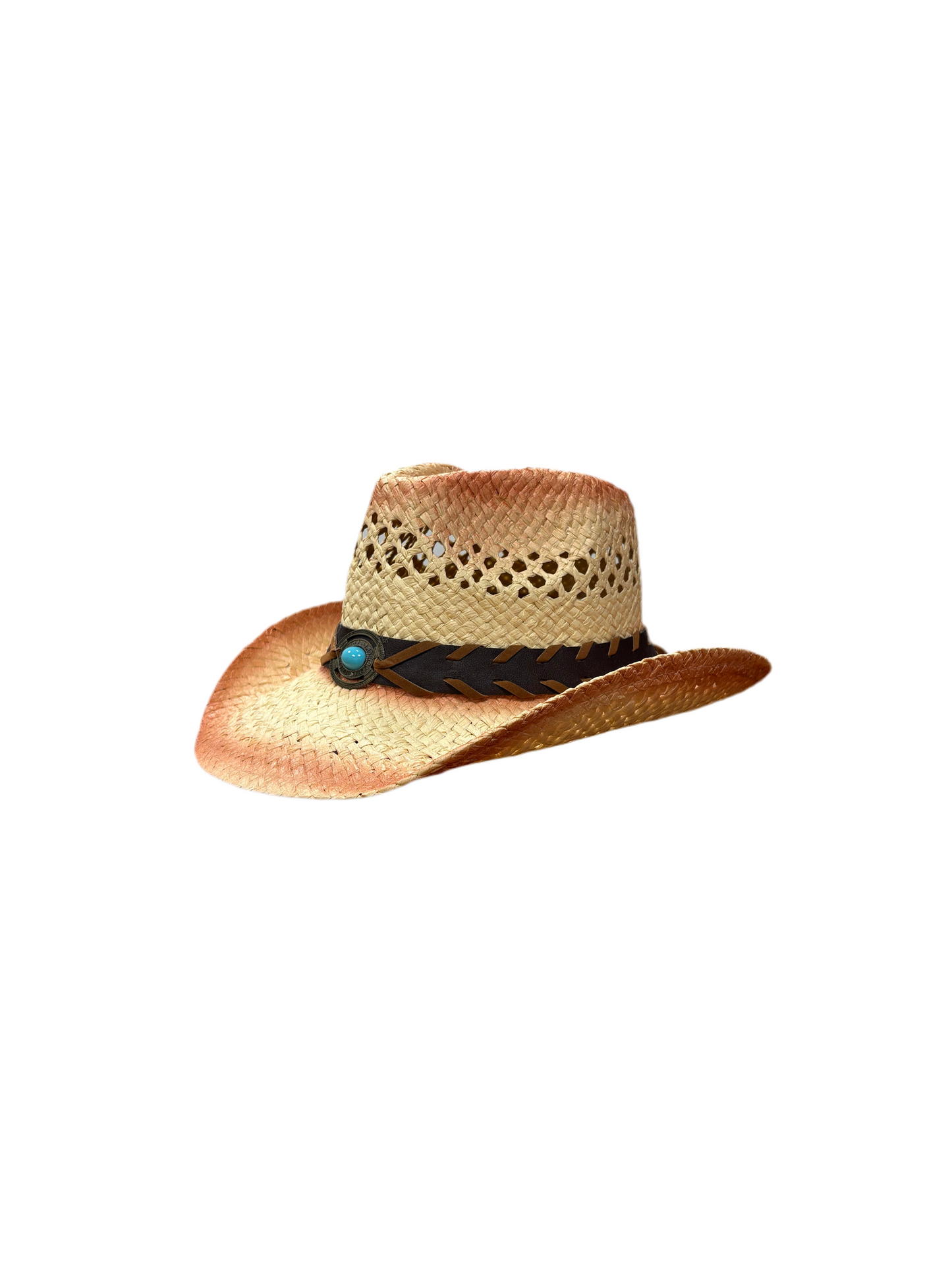 Morgan Cowboy Straw Hat - Tan