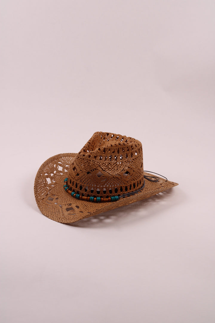 Bayside Rancher Raffia Hat - Cappuccino