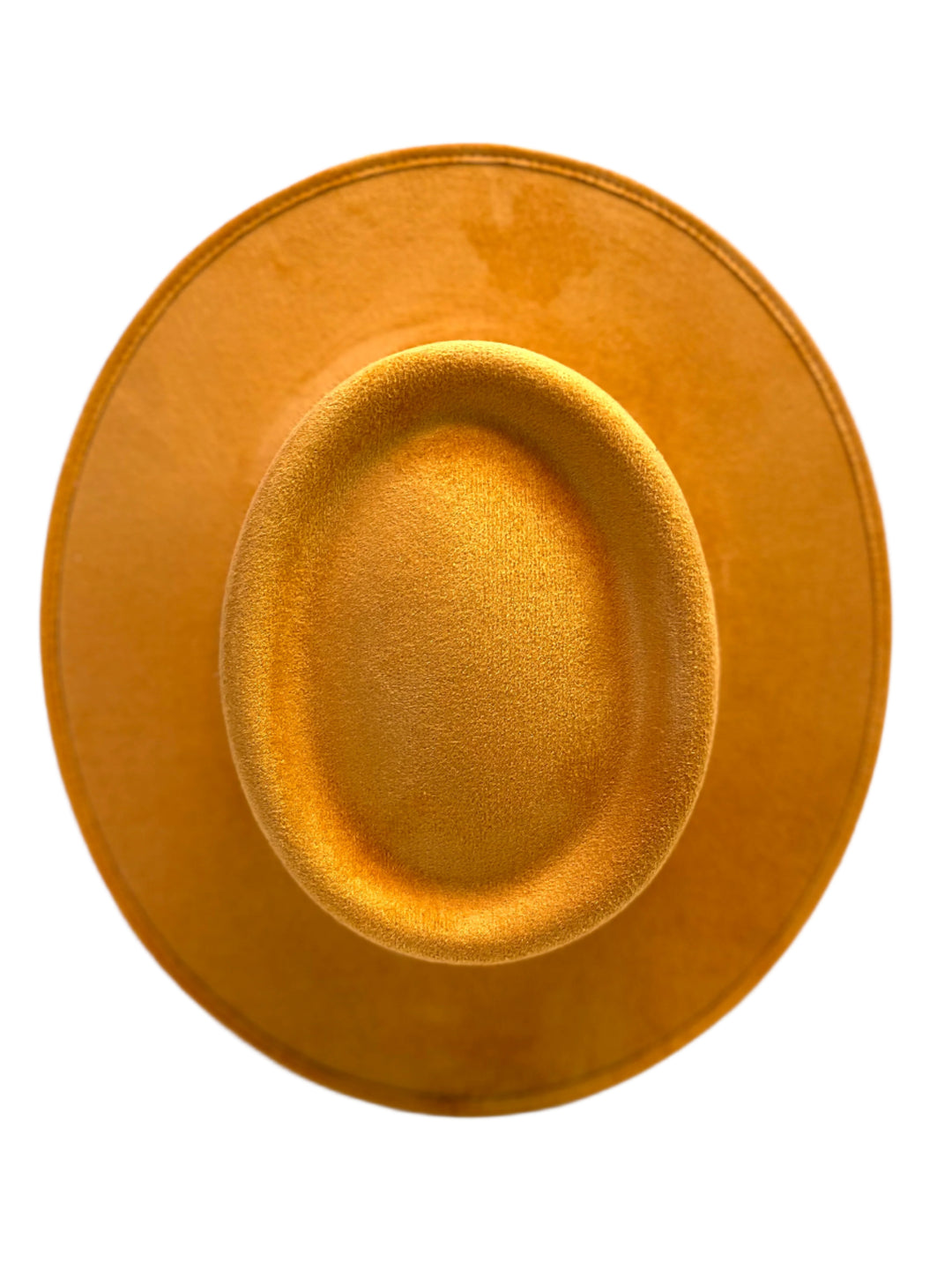 Vegan Suede Gambler Hat- Mango