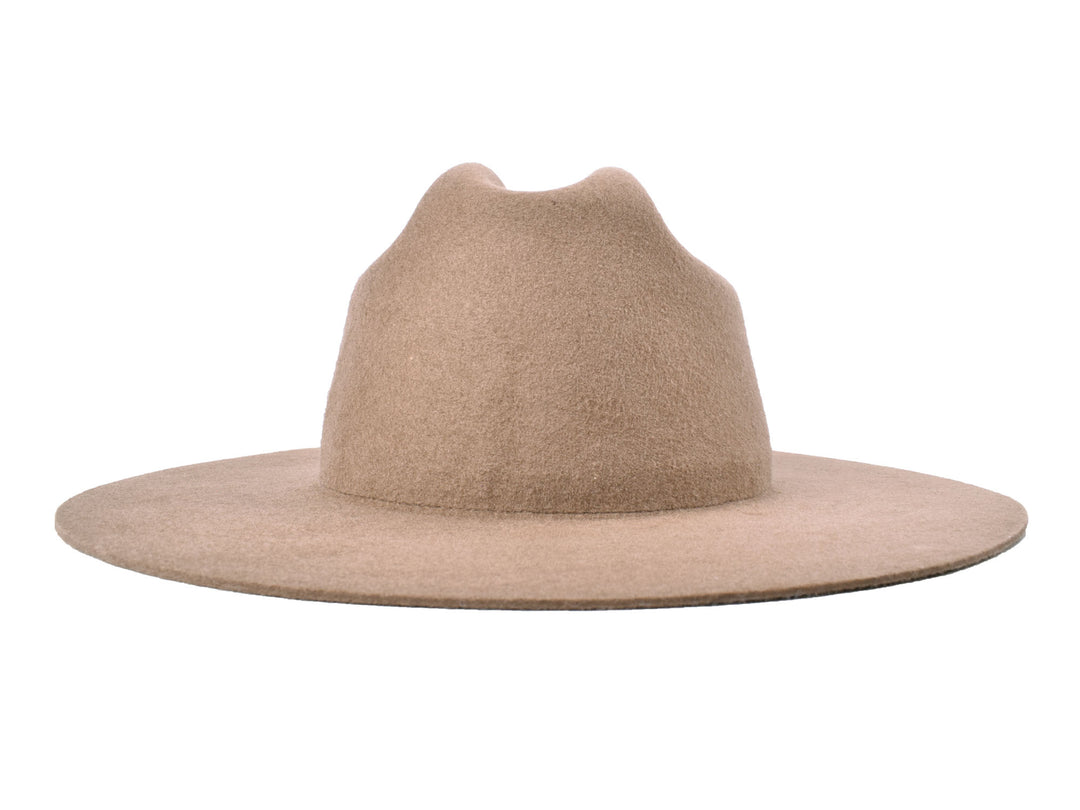 The Quinn Cattlemen Wool Felt Hat - Khaki
