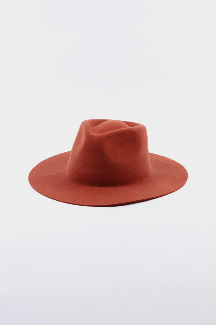 The Paige Rancher - Wool Felt - Brick (Clearance Final Sale)
