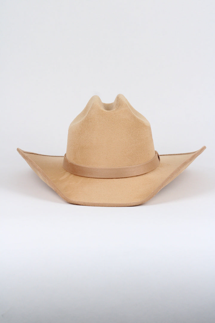 Texana Vegan Suede Cowboy Hat Classic - Cappuccino/Sand