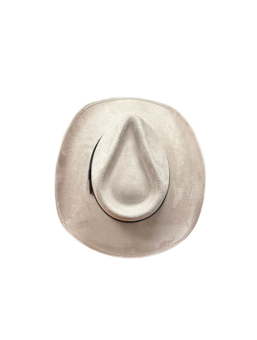 Santa Fe Vegan Suede Cowboy Rancher Hat- Bone