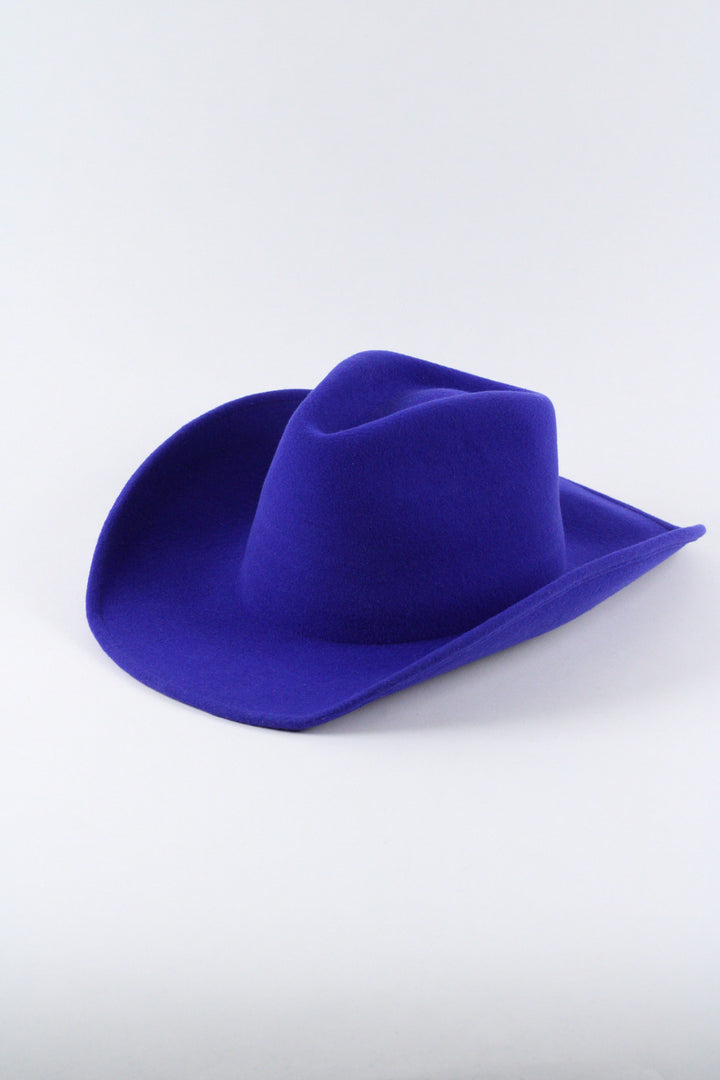 Laredo Western Wool Felt Hat - Royal Blue (Clearance Final Sale)