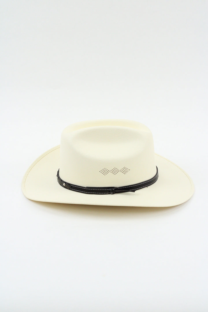 Kids Bronco Structured Cowboy Hat - Ivory