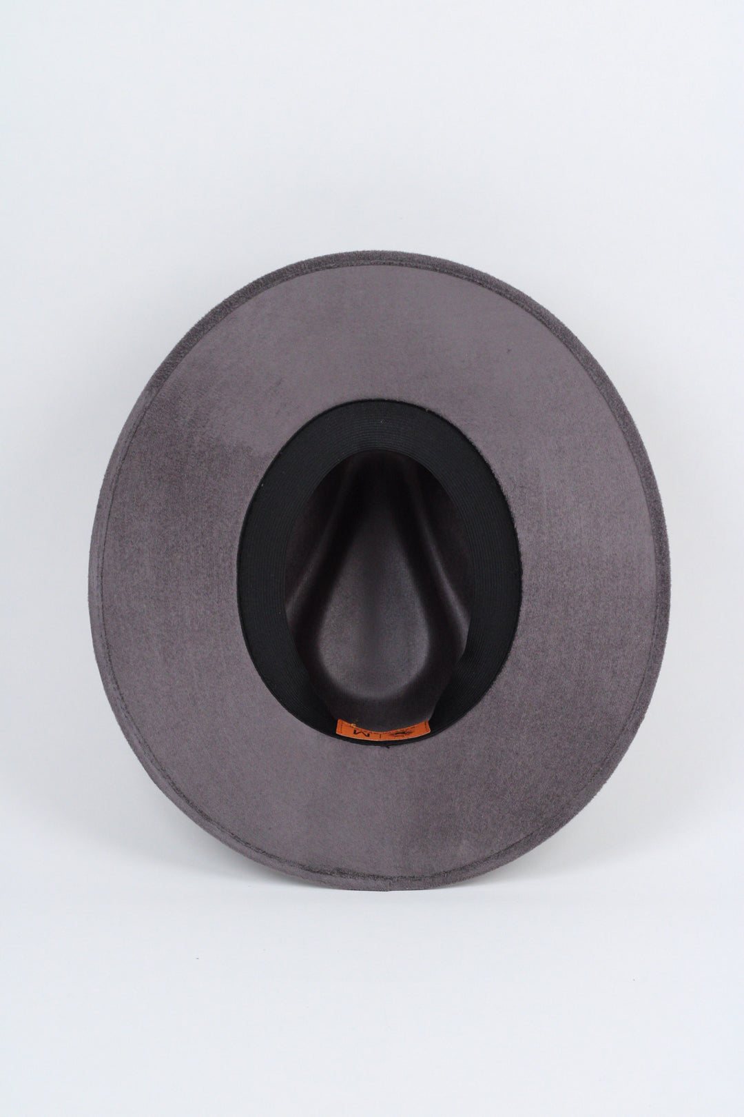 Vegan Suede Rancher Hat - Charcoal Grey