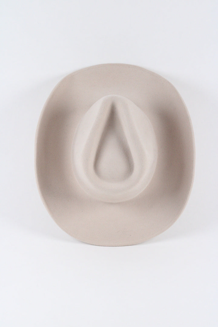 Laredo Western Wool Felt Hat - Ivory (Clearance Final Sale)