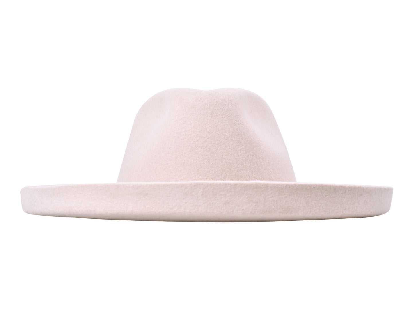 The Harper Pencil Brim Wool Felt Hat - Ivory