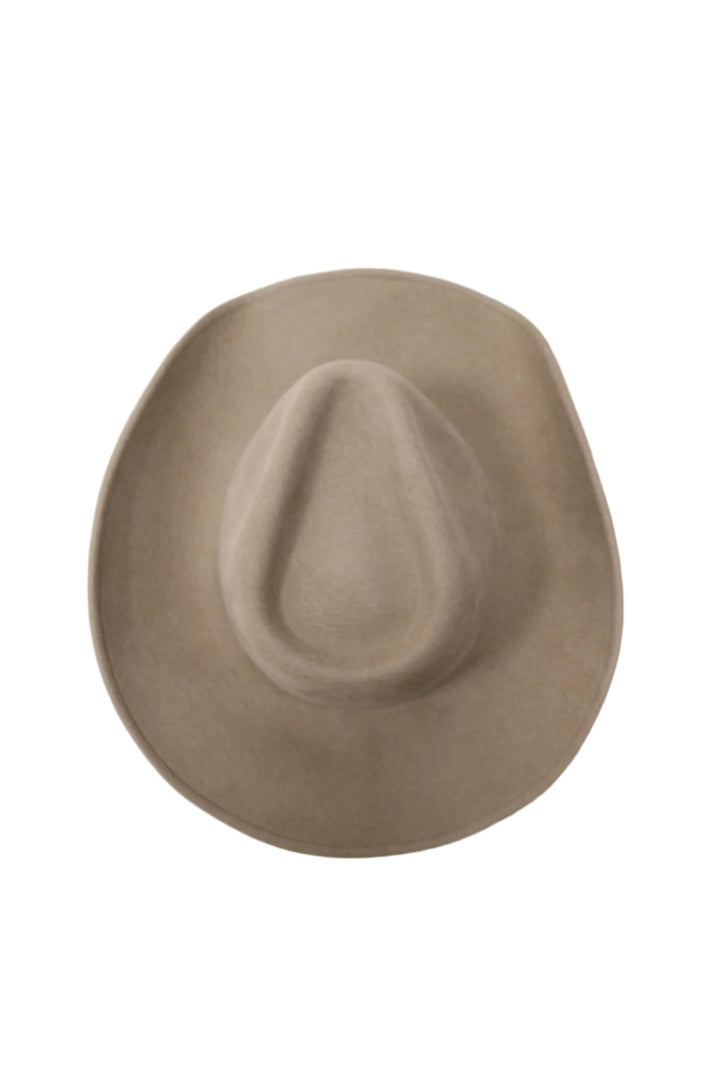 The Laredo Western Wool Felt Hat - Khaki
