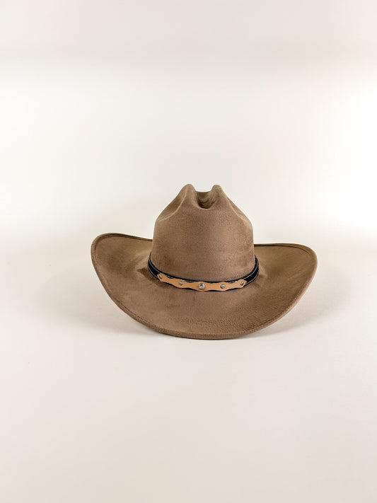Texana Vegan Suede Cowboy Hat- Dusty Roads