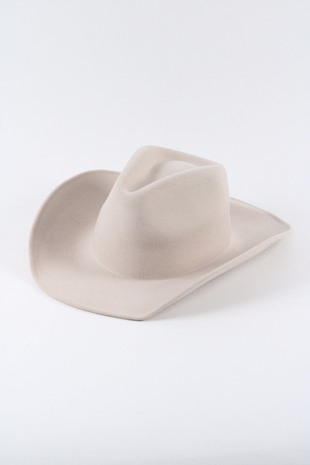 Laredo Western Wool Felt Hat - Ivory (Clearance Final Sale)