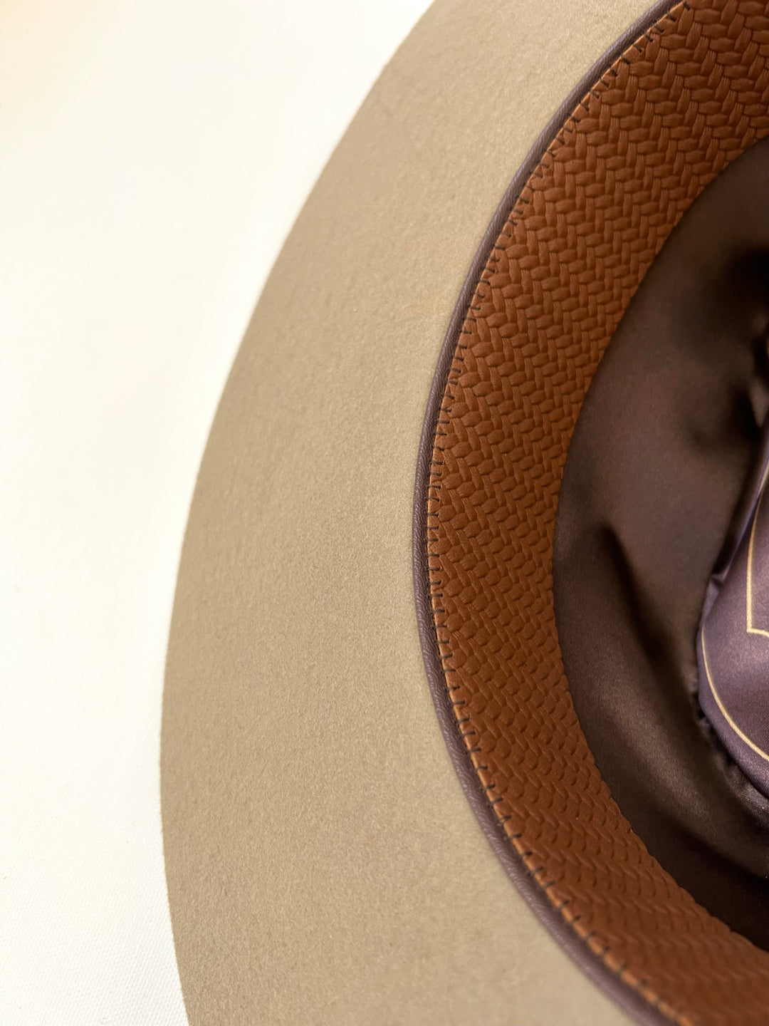 Emery Merino Wool Teardrop Rancher Hat - Cappuccino