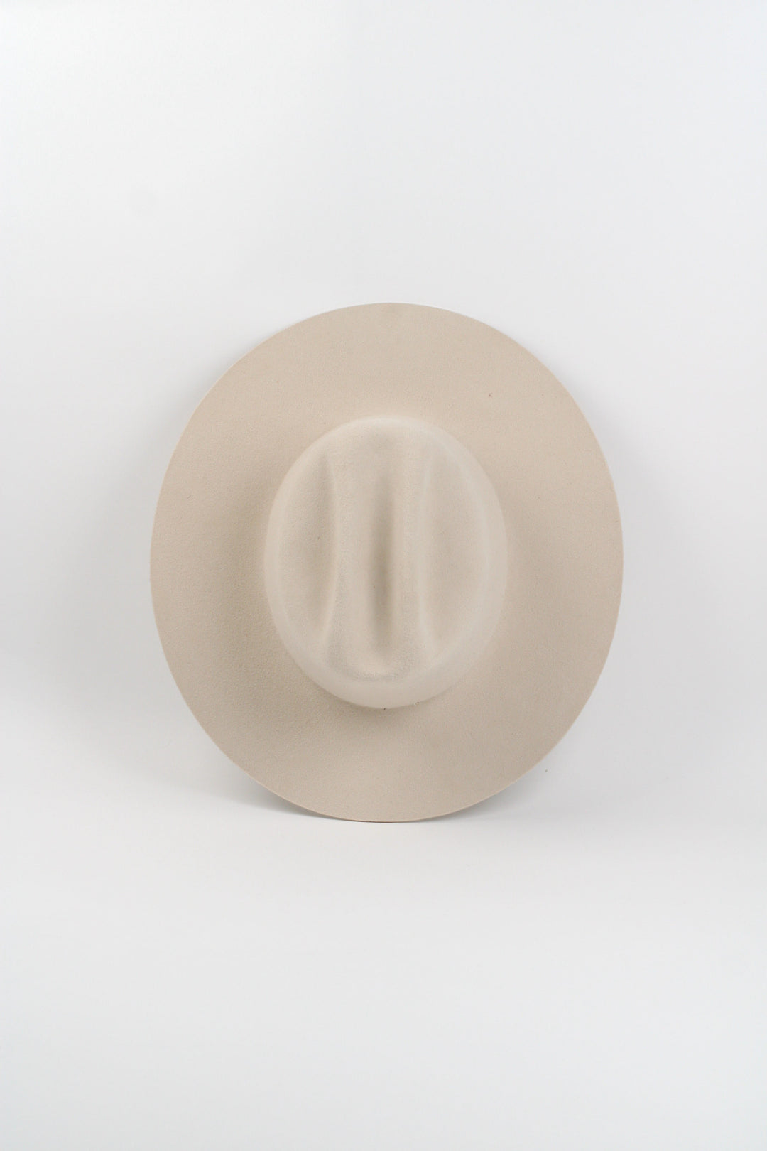 The Quinn Cattlemen Wool Felt Hat - Ivory