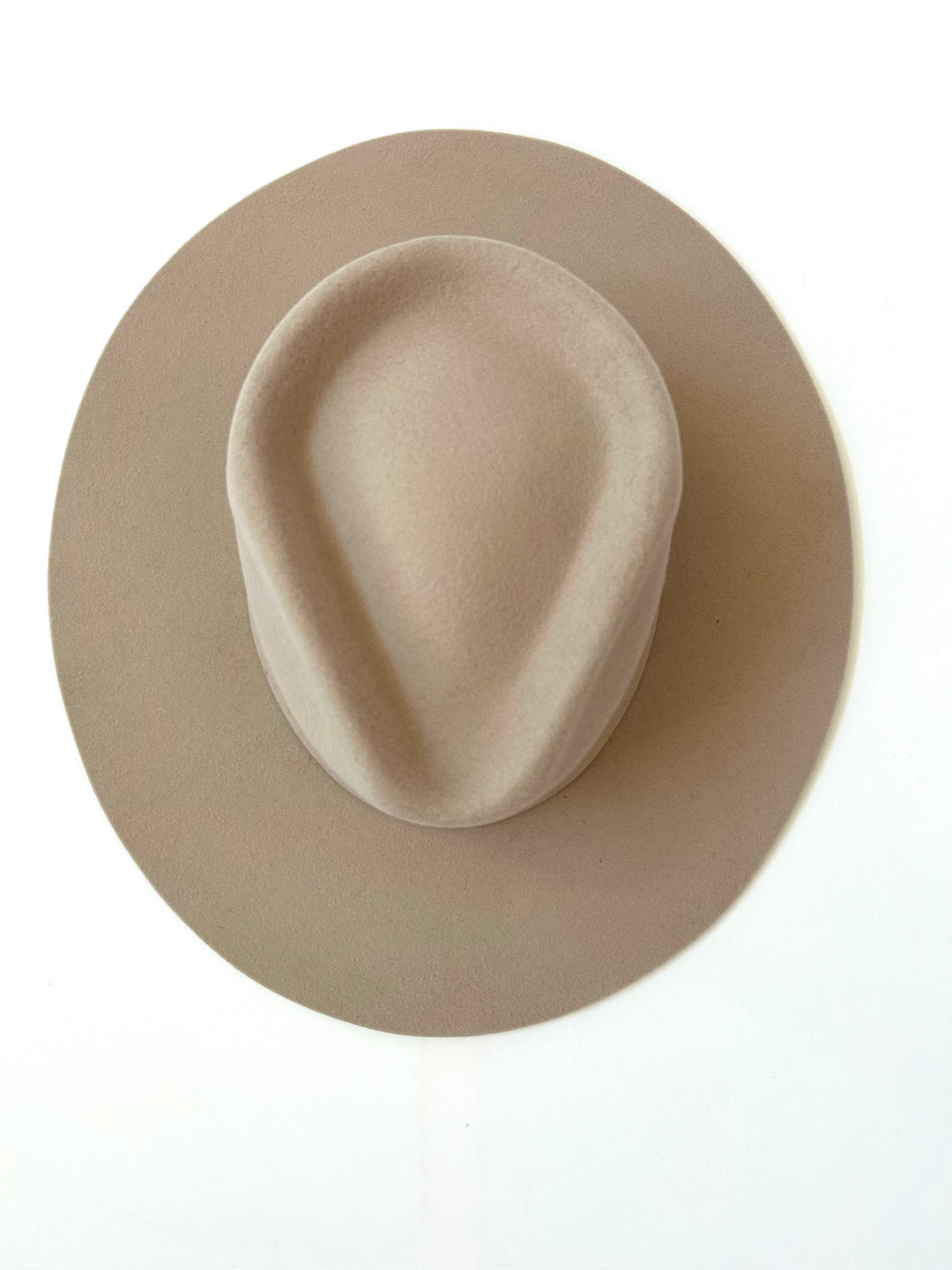 Emery Merino Wool Teardrop Rancher Hat - Desert Sand