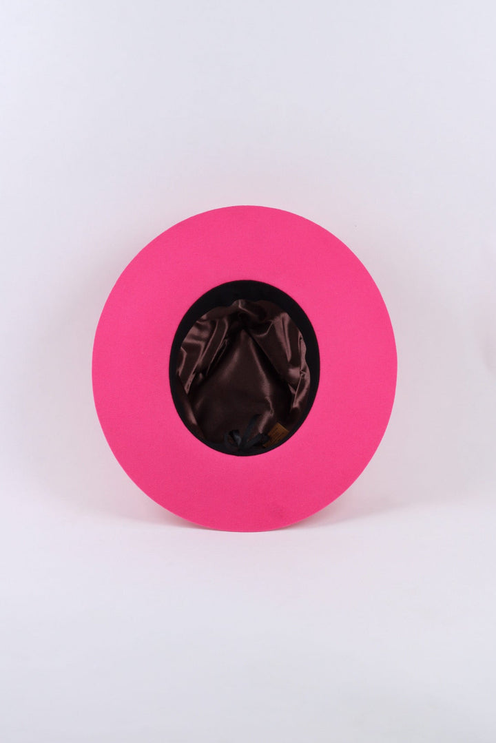 The Paige Rancher - Wool Felt - Pink (Clearance Final Sale)