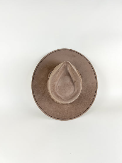 Vegan Suede Teardrop Hat - Dusty Roads