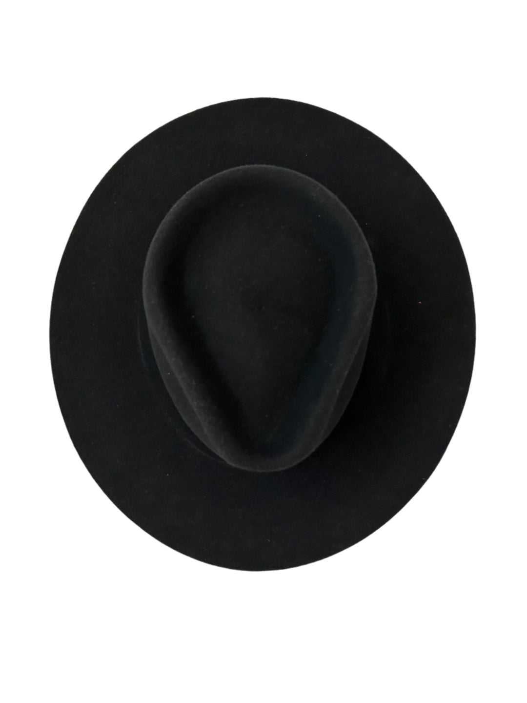 Emery Merino Wool Teardrop Rancher Hat - Black