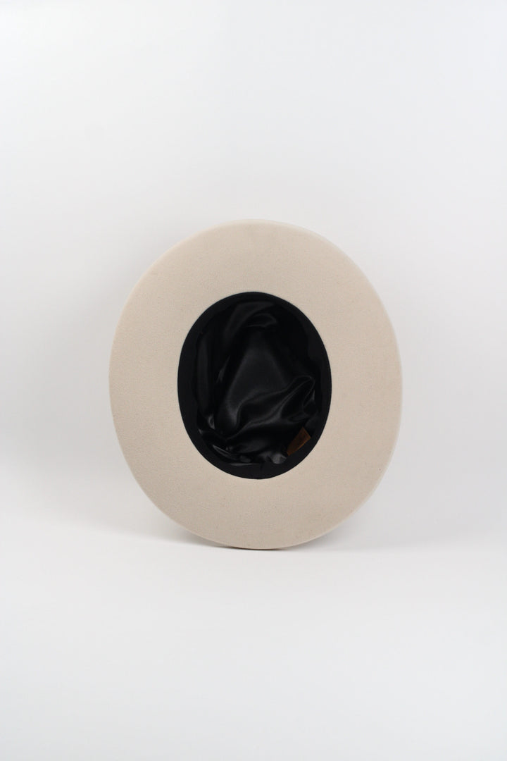 The Tucson Pencil Brim Rancher - Wool Felt - Ivory