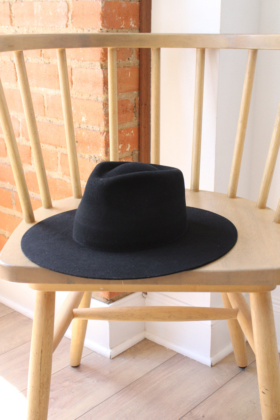 The Paige Rancher - Wool Felt - Black