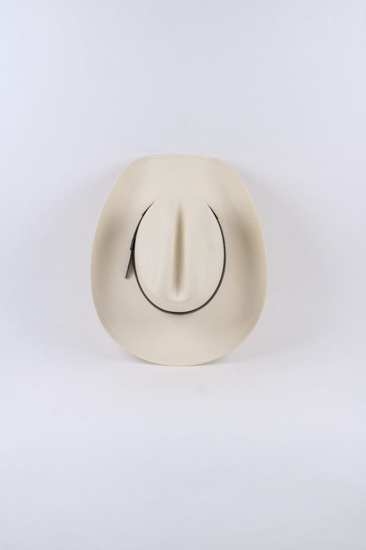 Lonestar Cattlemen Straw Cowboy Hat - Ivory