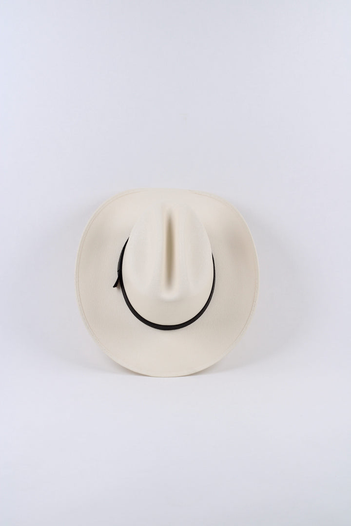 Bronco Structured Cowboy Hat - Ivory