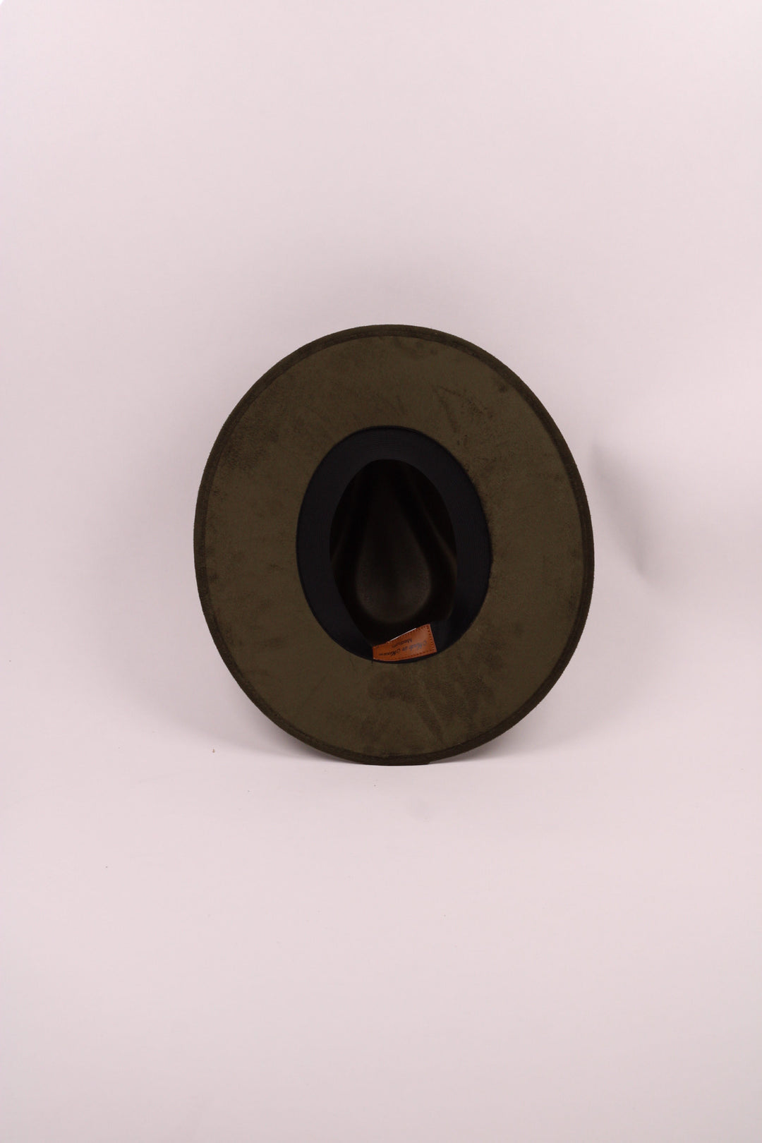 Vegan Suede Rancher Hat - Olive Green