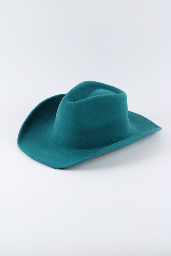 Laredo Western Wool Felt Hat - Turquoise (Clearance Final Sale)