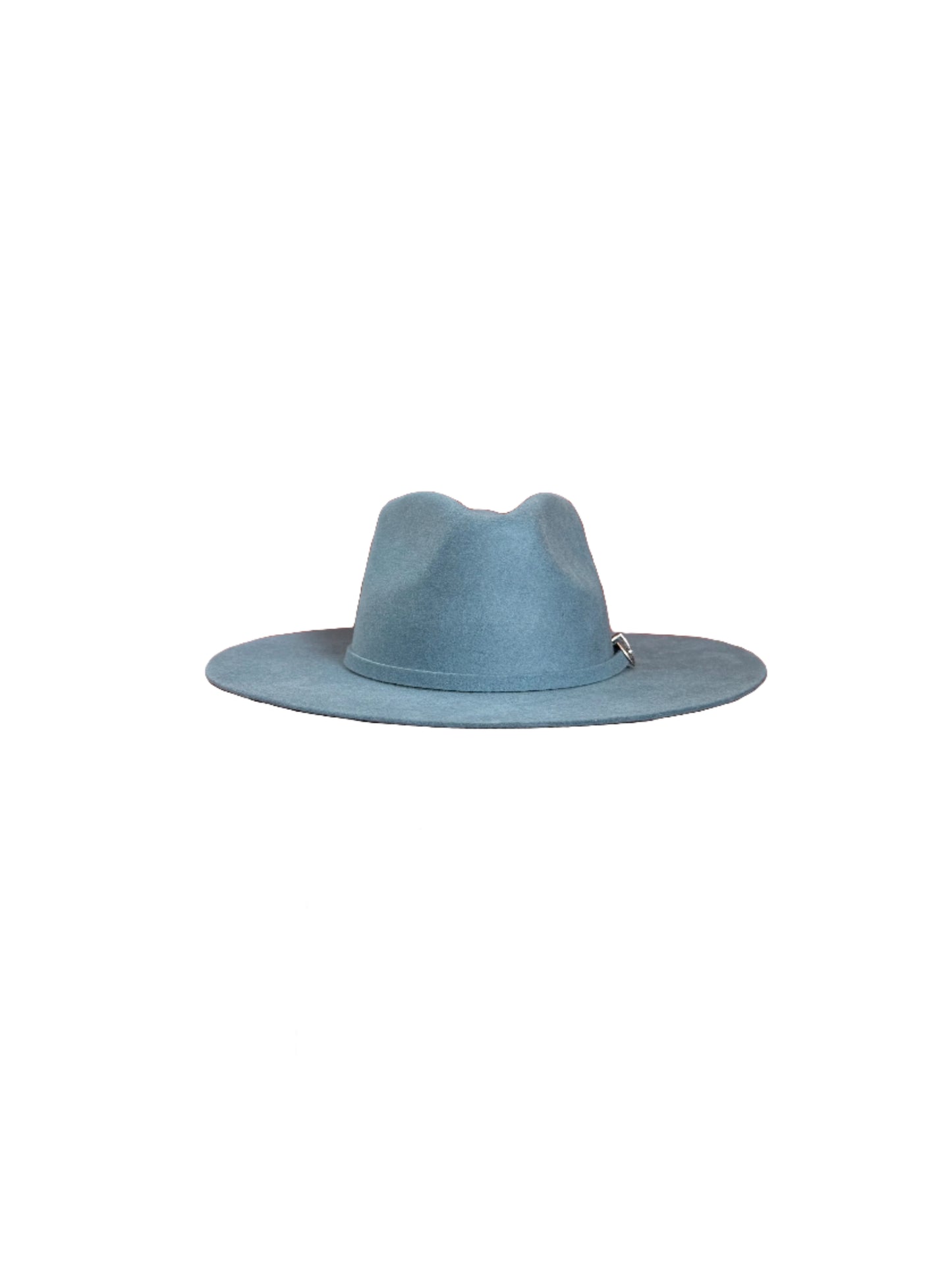 Emery Merino Wool Teardrop Rancher Hat - Steele Blue