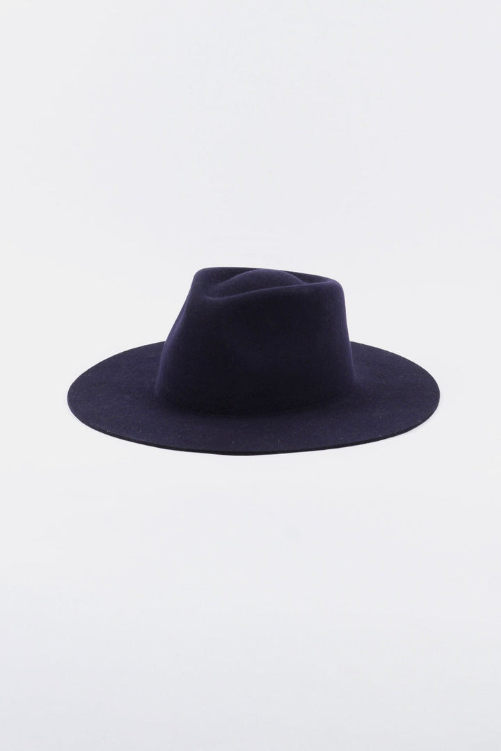 The Paige Rancher - Wool Felt - Navy Blue (Clearance Final Sale)