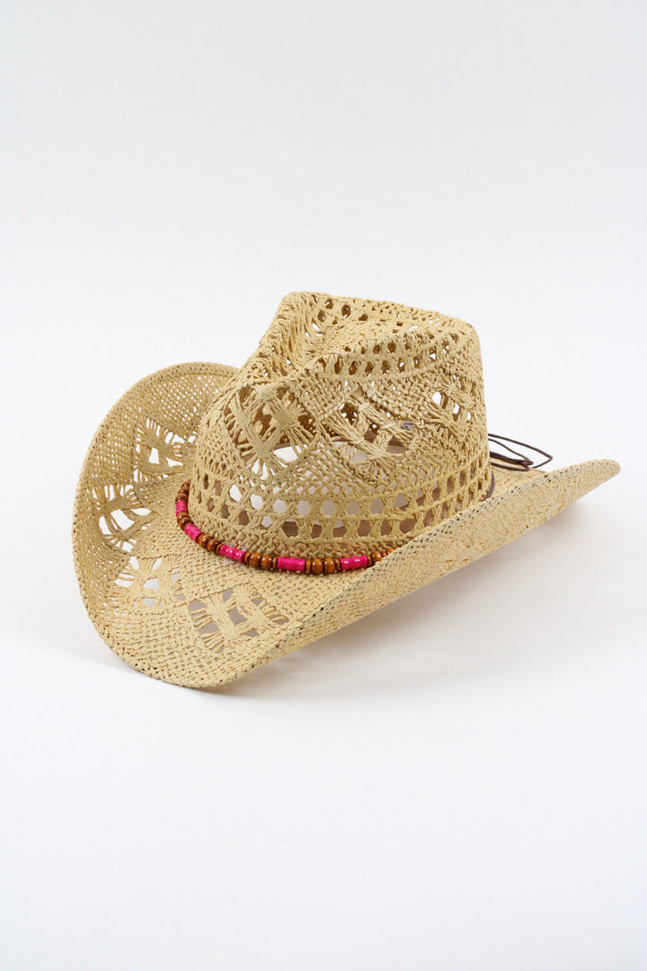 Bayside Rancher Raffia Hat - Natural