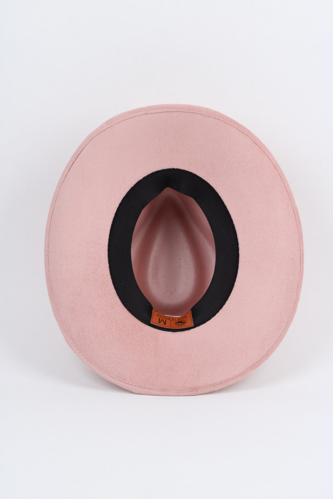 Amarillo Vegan Suede Cowboy Rancher Hat- Pale Dusty Rose